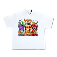 White Happy Hallothanksmas teeth Urban Heavy Tee - texasbilliewilder