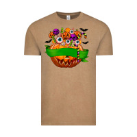Vintage Coffee Personalized Boy Halloween Candy Vintage Tee - texasbilliewilder