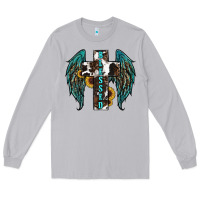 Moon Dust western wings cross blessed Long Sleeve Tee - RanaPortraitStore