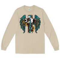 Mushroom western wings cross blessed Long Sleeve Tee - RanaPortraitStore