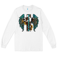 White western wings cross blessed Long Sleeve Tee - RanaPortraitStore