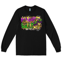 Black mardi gras Long Sleeve Tee - CowGirlArtShop