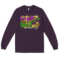 Plum mardi gras Long Sleeve Tee - CowGirlArtShop