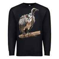 Black Vulture Bird Premium Sweatshirt - LillyAllenDesigns