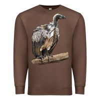 Chestnut Vulture Bird Premium Sweatshirt - LillyAllenDesigns