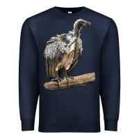 Navy Vulture Bird Premium Sweatshirt - LillyAllenDesigns