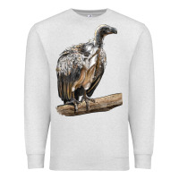Oatmeal Heather Vulture Bird Premium Sweatshirt - LillyAllenDesigns