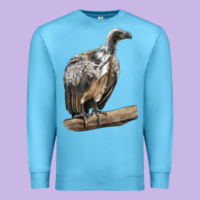 Vulture Bird Premium Sweatshirt Designed By Lillyallendesigns