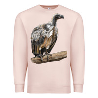 Pale Pink Vulture Bird Premium Sweatshirt - LillyAllenDesigns
