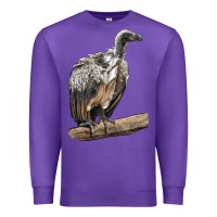 Purple Vulture Bird Premium Sweatshirt - LillyAllenDesigns