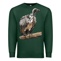 Sports Green Vulture Bird Premium Sweatshirt - LillyAllenDesigns