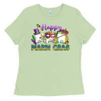 Matcha mardi gras celebration with teeth Ladies Tee - LillyAllenDesigns