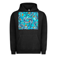 Pigment Black humpback whale tumbler Urban Hoodie - BarkalooDesign