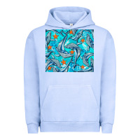Pigment Grape Ice humpback whale tumbler Urban Hoodie - BarkalooDesign