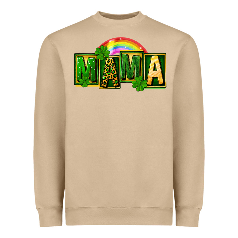 St. Patricks Day Mama Heavyweight Sweatshirt by FaDigitalArtStudio | Teevron