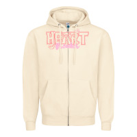 Sandshell Heart Breaker Valentine Zipper Hoodie - CowhideDigitalArt