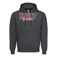 Smoke Heart Breaker Valentine Zipper Hoodie - CowhideDigitalArt