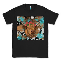 Black western roses cow Classic Tee - RanaPortraitStore