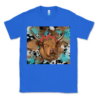 True Royal western roses cow Classic Tee - RanaPortraitStore