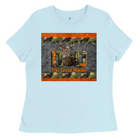 Baby Blue Western Dad The Great Hunter Ladies Tee - LillyAllenDesigns