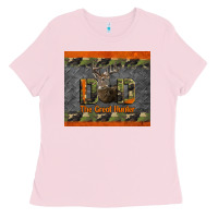 Bubblegum Pink Western Dad The Great Hunter Ladies Tee - LillyAllenDesigns