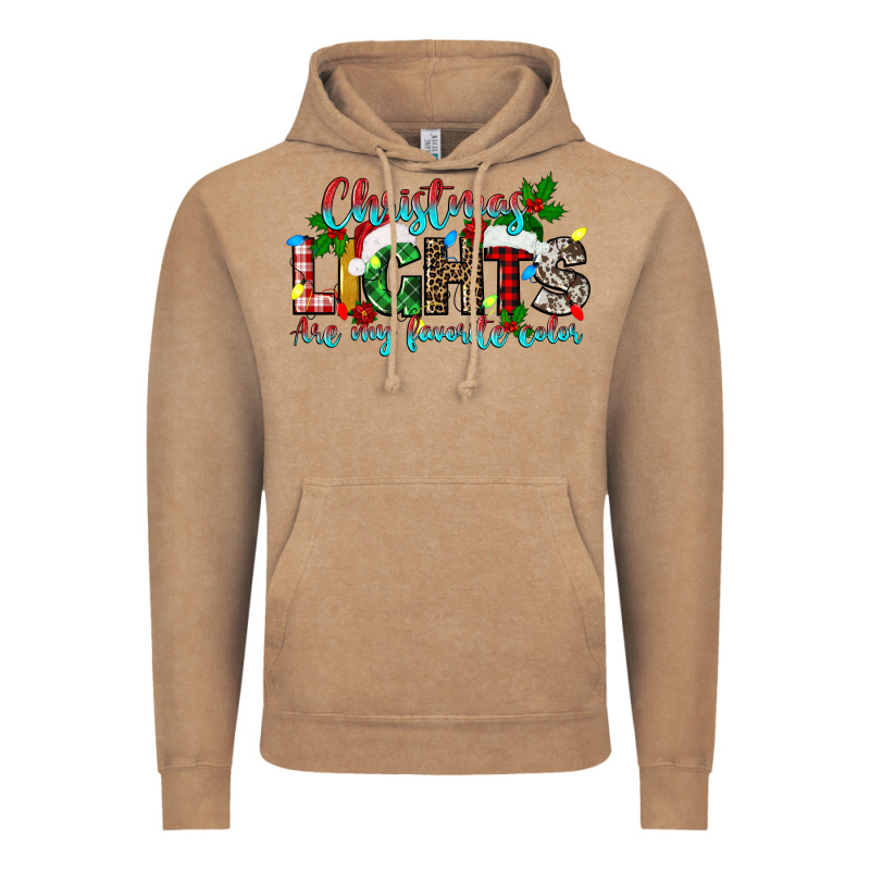 Christmas Lights Are My Favorite Vintage Hoodie by texasbilliewilder | Teevron