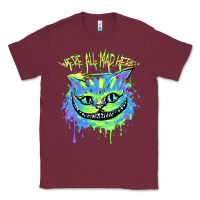 Burgundy colorul chesire Classic Tee - tuanDangUi