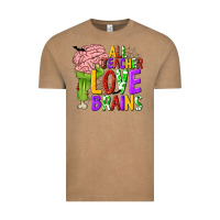 Vintage Coffee All Teacher Love Brains Vintage Tee - texasbilliewilder