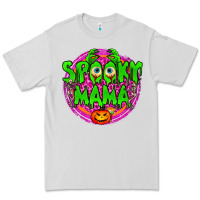 Dove Grey spooky mama Premium Tee - BundleAndBundleShop