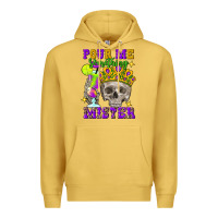 Antique Gold skull pour me something mister Premium Hoodie - FaDigitalArtStudio