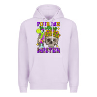 Lilac skull pour me something mister Premium Hoodie - FaDigitalArtStudio