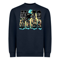 Navy Moto mama Mother's Day Heavyweight Sweatshirt - FaDigitalArtStudio