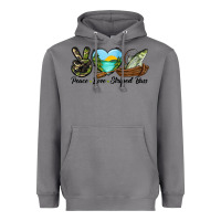 Storm Camouflage Peace Love Striped Bass Heavyweight Hoodie - LillyAllenDesigns