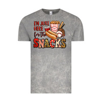 Cloud Rock i'm just here for the snacks baseball Vintage Tee - Jasminsmagicworld