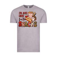 Vintage Zinc i'm just here for the snacks baseball Vintage Tee - Jasminsmagicworld