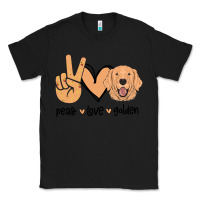 Black Peace Love Golden Classic Tee - Bettercallsaul
