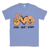 Colony Blue Peace Love Golden Classic Tee - Bettercallsaul