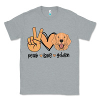 Heather Grey Peace Love Golden Classic Tee - Bettercallsaul