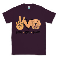 Plum Peace Love Golden Classic Tee - Bettercallsaul