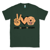 Sports Green Peace Love Golden Classic Tee - Bettercallsaul