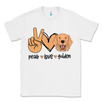 White Peace Love Golden Classic Tee - Bettercallsaul