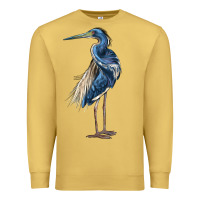Antique Gold Louisiana Heron Premium Sweatshirt - LillyAllenDesigns