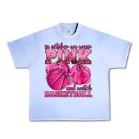 Grape Ice In October We Wear Pink and Watch Basketball Urban Heavy Tee - texasbilliewilder