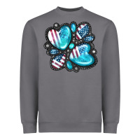 Storm American gemstone Heavyweight Sweatshirt - FaDigitalArtStudio