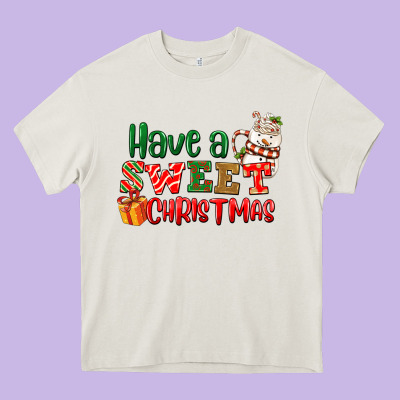Have A Sweet Christmas Heavy Core Tee Designed By Nancycooperartshop