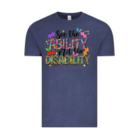 Vintage Denim see the ability not the disability Vintage Tee - NancyCooperArtShop