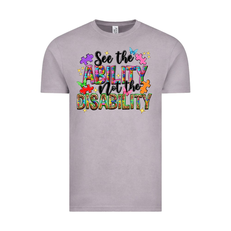 See The Ability Not The Disability Vintage Tee by NancyCooperArtShop | Teevron