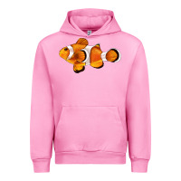 Fuchsia Pink clown fish side Urban Hoodie - BarkalooDesign
