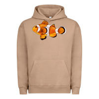 Pigment Burro clown fish side Urban Hoodie - BarkalooDesign