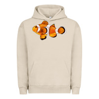 Pigment French Oak clown fish side Urban Hoodie - BarkalooDesign